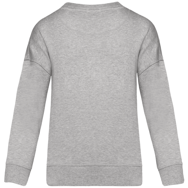 Sweat loose femme dos Moon Grey Heather