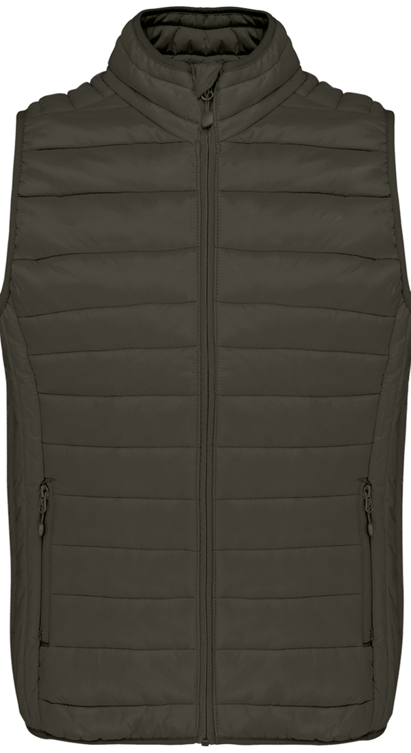 Leichte Ärmellose Daunenjacke Zum Personalisieren Dark Khaki