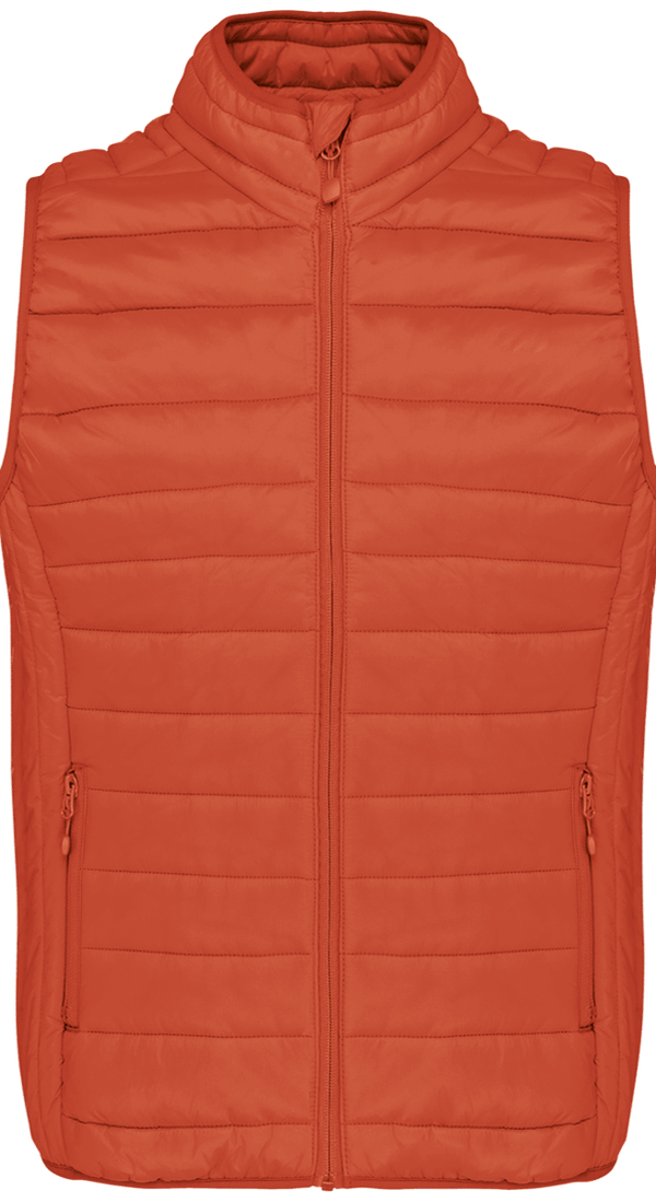 Leichte Ärmellose Daunenjacke Zum Personalisieren Burnt Ochre