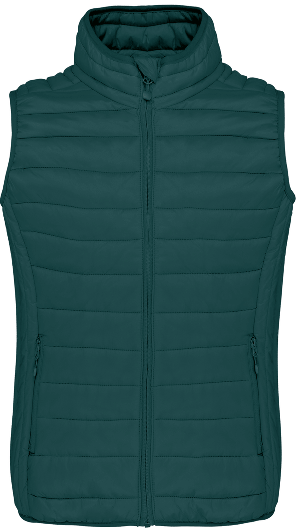 Sleeveless Lightweight Jacket Woman To Personalise Mineral Green