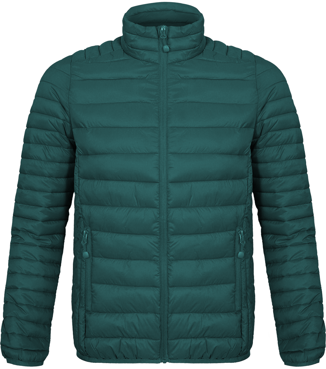 Customizable Men's Down Jacket Mineral Green