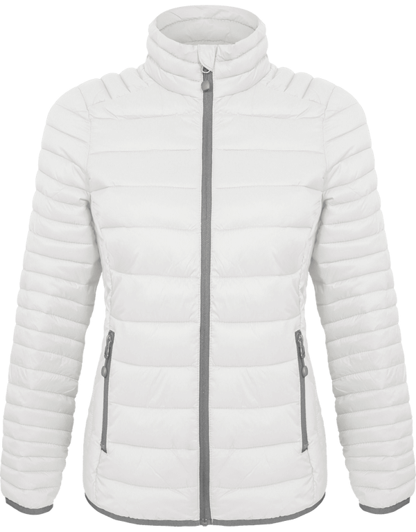 Customizable Lightweight Women's Down Jacket White