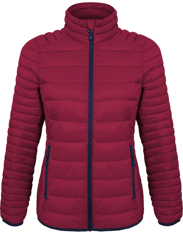 Customizable Lightweight Women's Down Jacket Wine