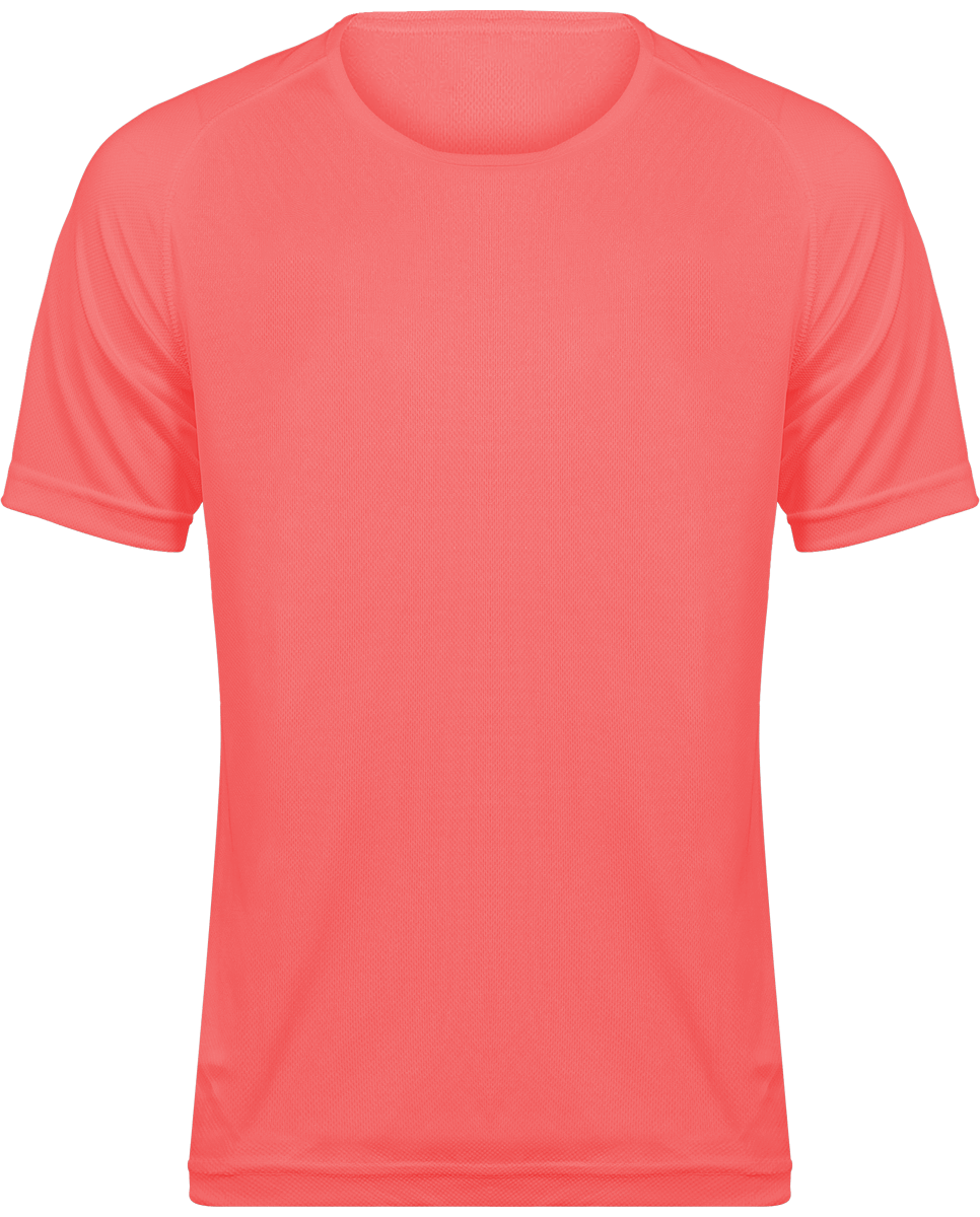 Customizable Men's Sport T-Shirt Coral