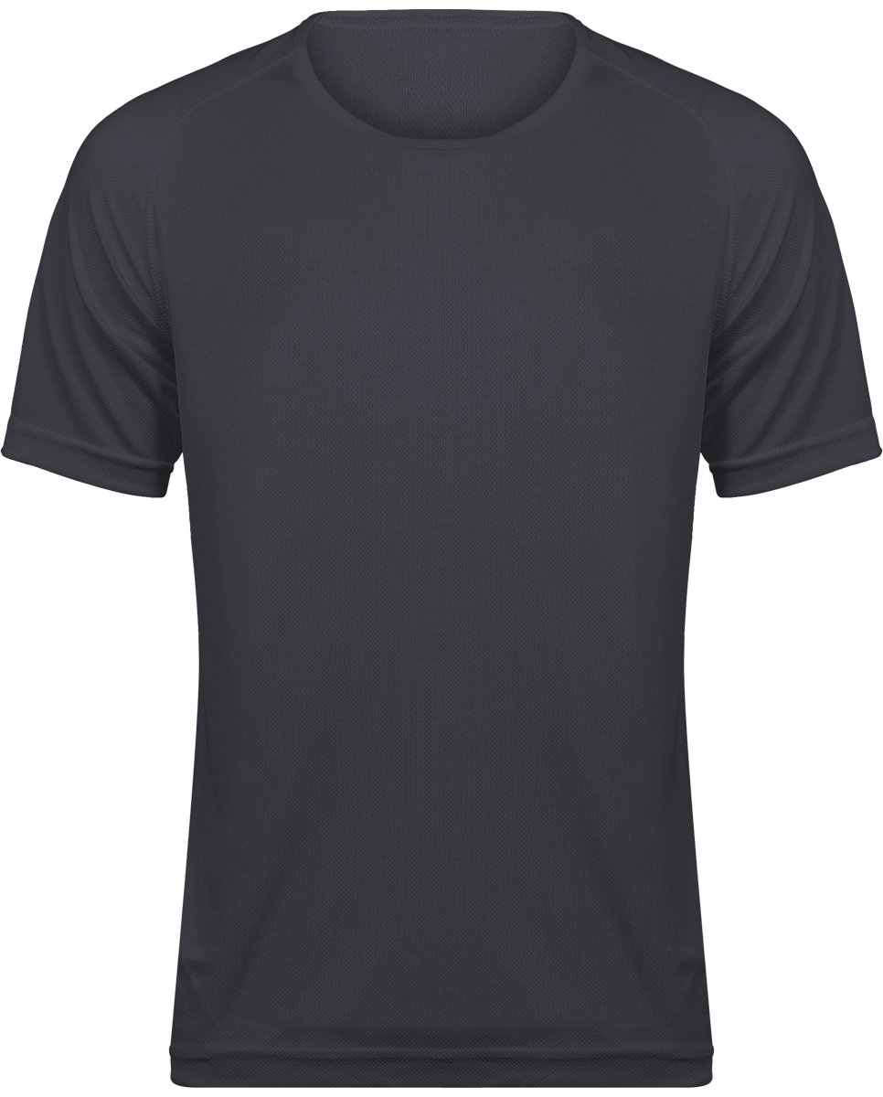 Customizable Men's Sport T-Shirt Dark Grey