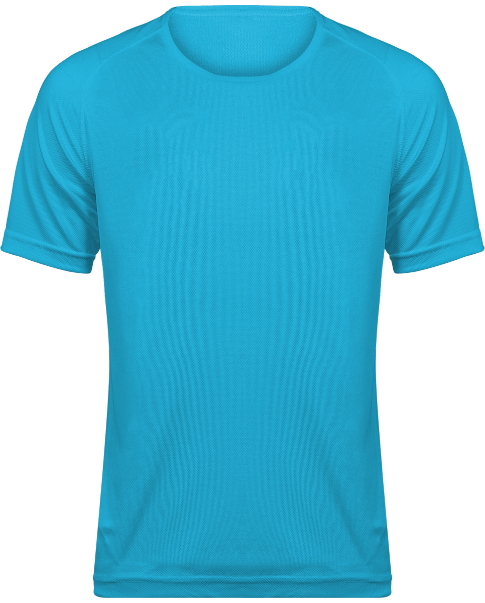 Customizable Men's Sport T-Shirt Light Turquoise