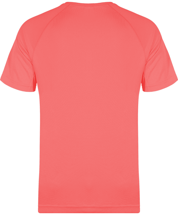 T shirt sport homme dos Coral