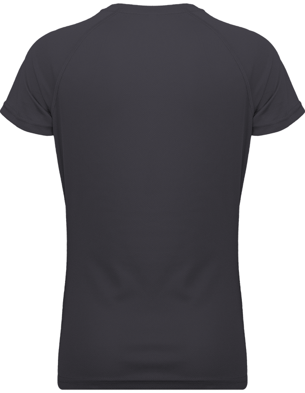 T shirt sport femme dos Dark Grey