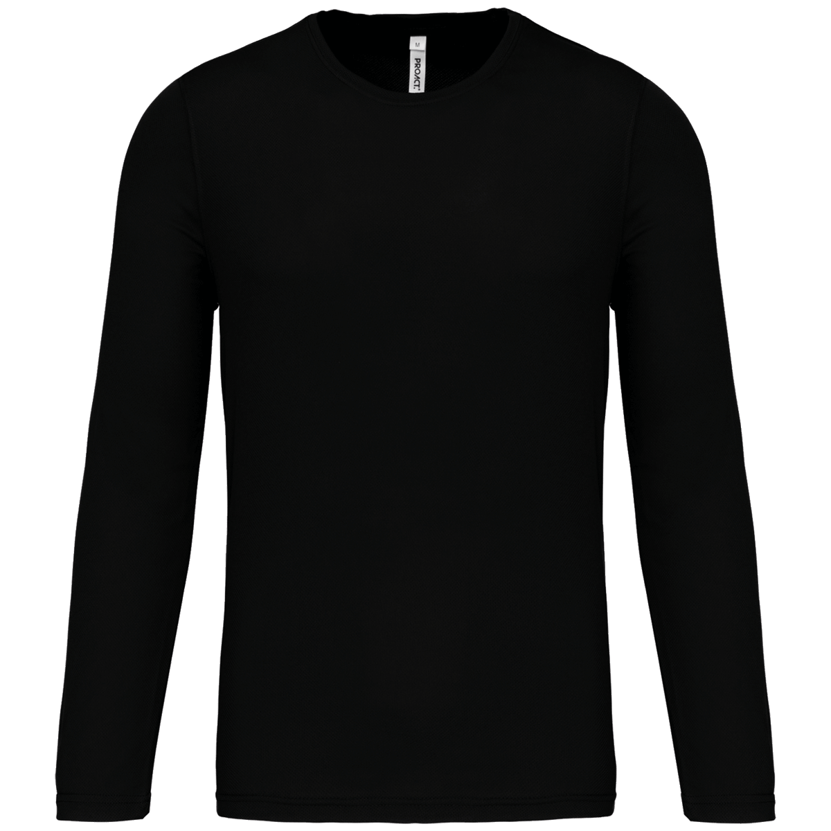 Men's Long Sleeve Sports T-Shirt Black