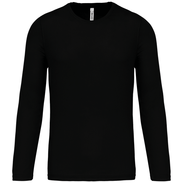 T-Shirt Sport Homme Manches Longues  Black