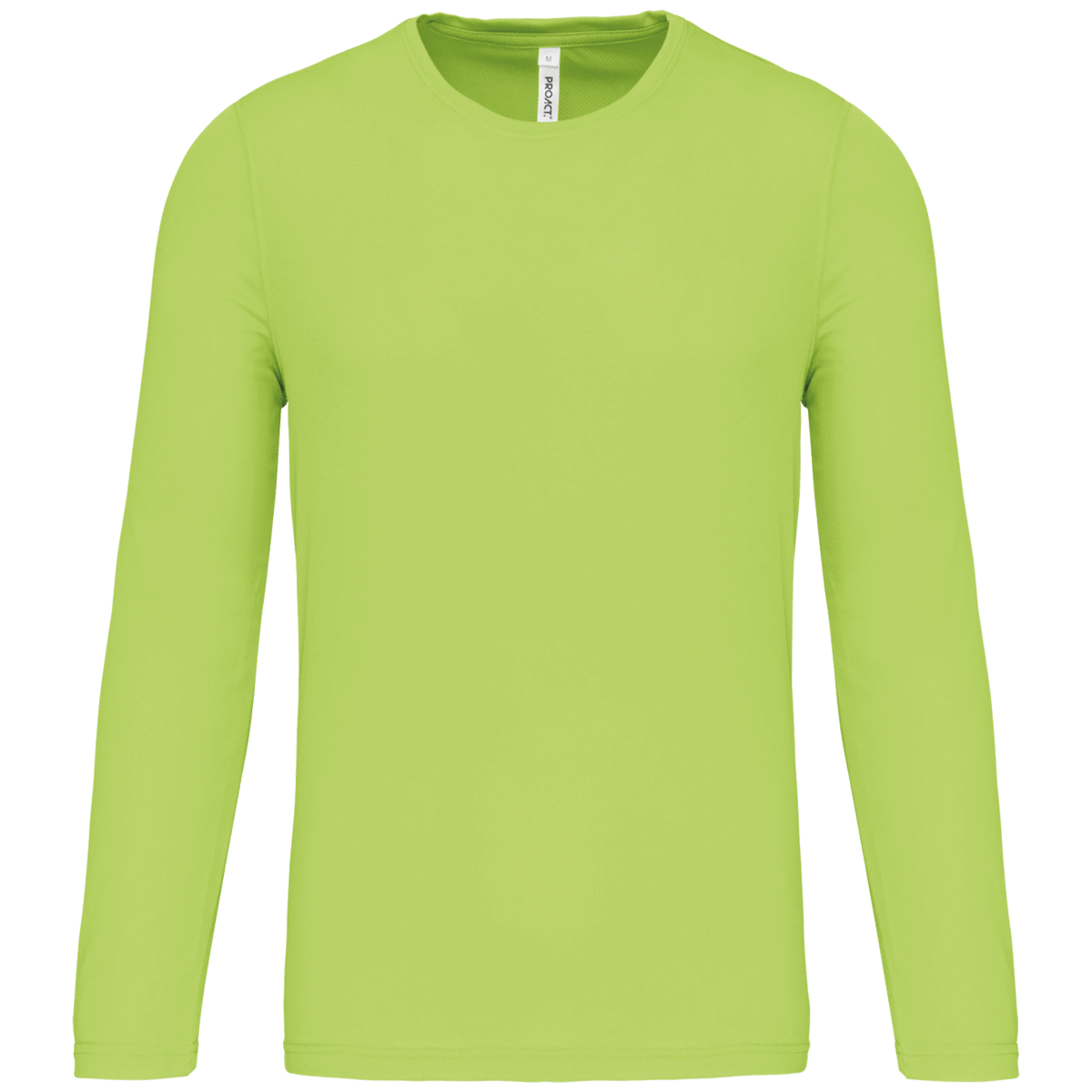 Men’S Long Sleeves Sports T-Shirt Lime