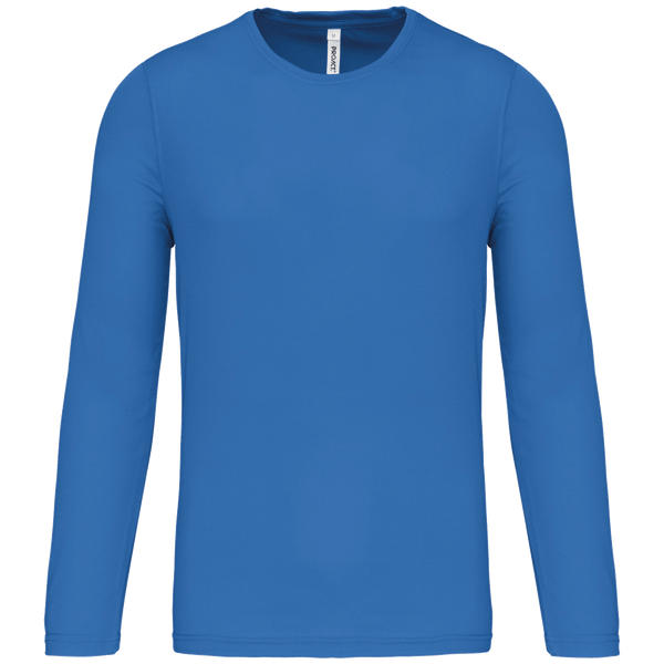 T-Shirt Sport Homme Manches Longues  Aqua Blue