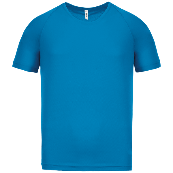 T-shirt Sport Enfant - Léger, Séchage Rapide - PA445 Aqua Blue
