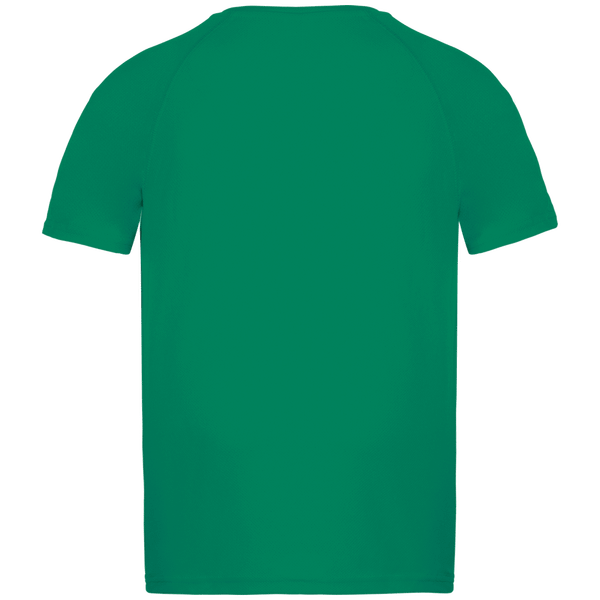 T shirt sport enfant dos Kelly Green