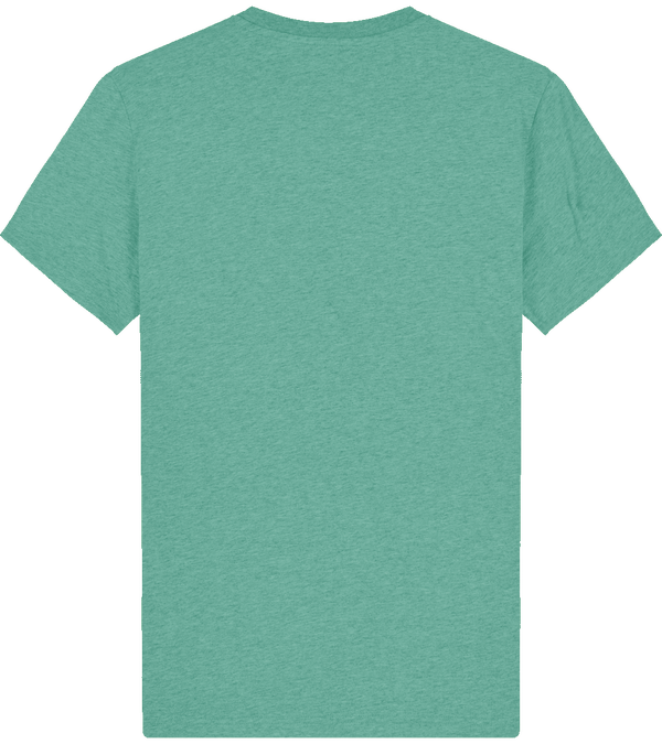 Tee shirt unisexe bio stanley creator dos Mid Heather Green