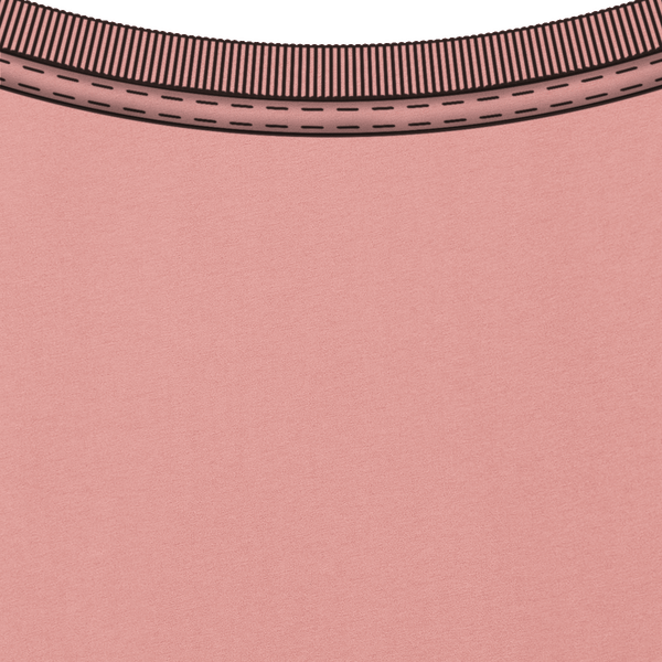 Tee shirt unisexe bio stanley creator col interieur Canyon Pink