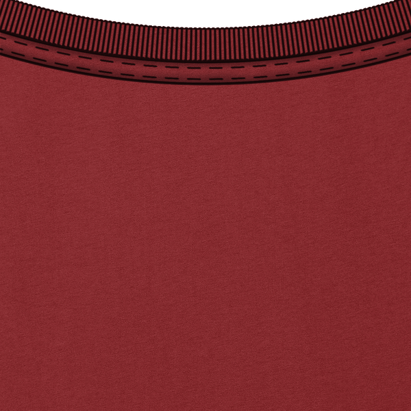 Tee shirt unisexe bio stanley creator col interieur Red Earth