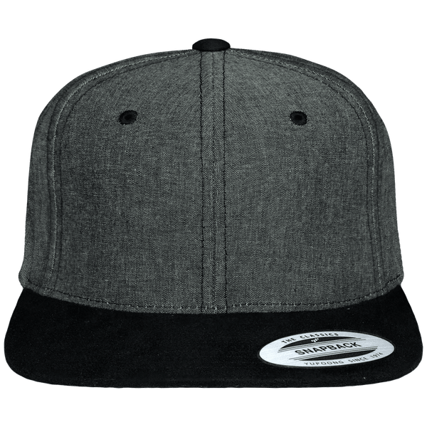 Casquette snapback visiere touche daim plexus blk / blk