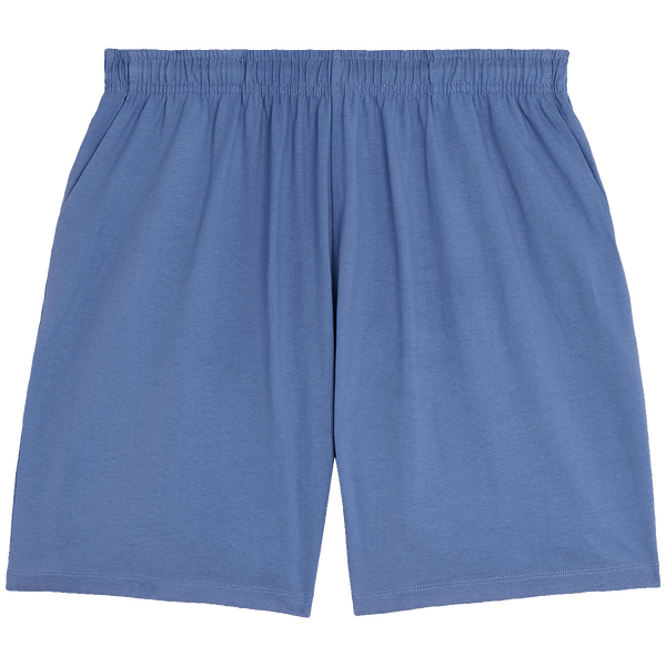 Short unisexe jersey stanley stella waker face Bright Blue