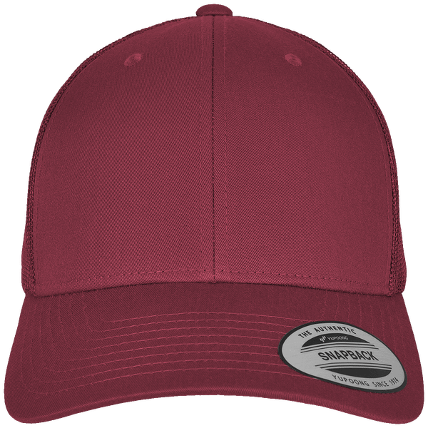 Casquette Retro Trucker À Personnaliser En Broderie maroon