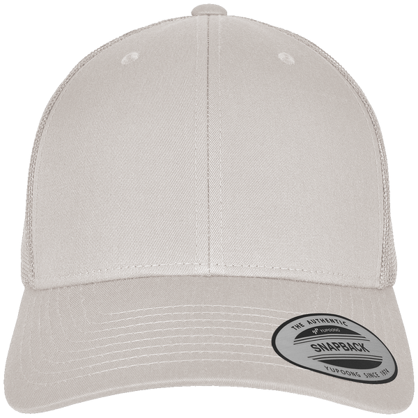 Casquette Retro Trucker À Personnaliser En Broderie silver