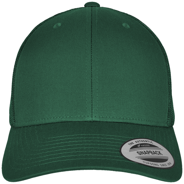 Casquette Retro Trucker À Personnaliser En Broderie evergreen