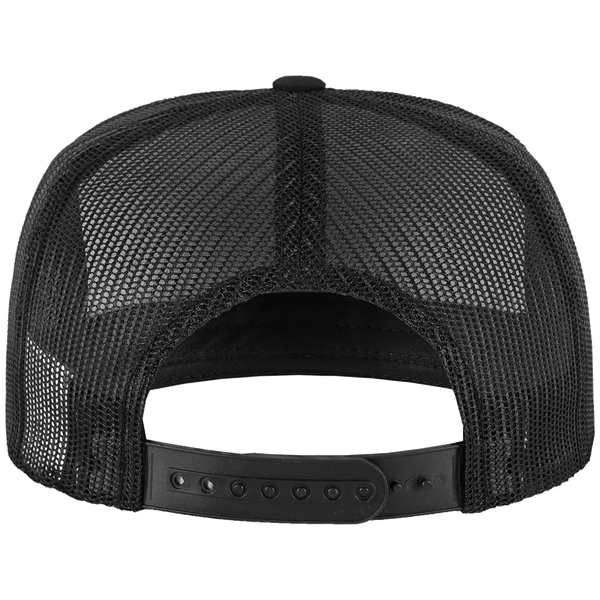 Casquette retro trucker dos black