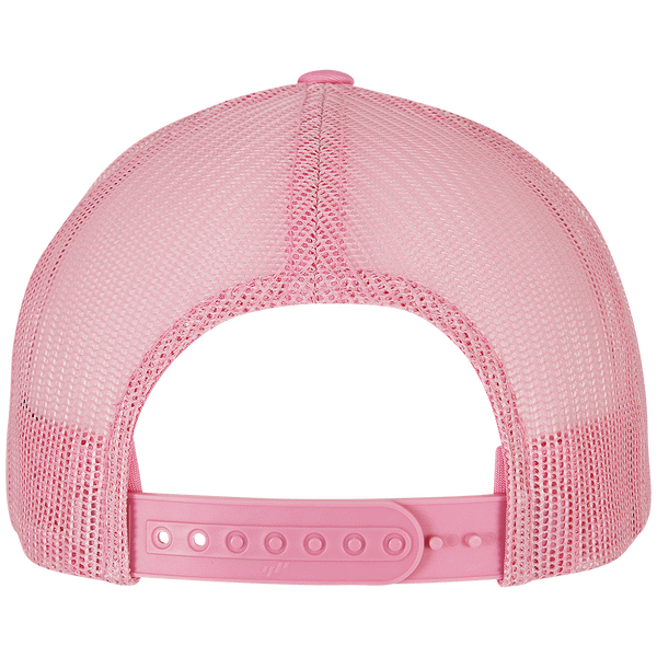 Casquette retro trucker dos pink