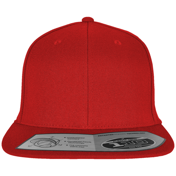 Casquette Flexfit 110 Fitted Snapback À Personnaliser En Broderie red