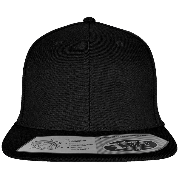 Casquette Flexfit 110 Fitted Snapback À Personnaliser En Broderie black