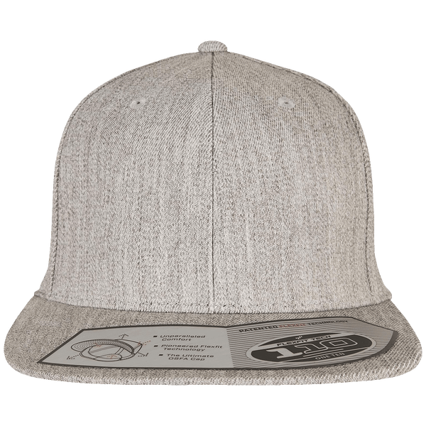 Casquette 110 fitted snapback face heathergrey