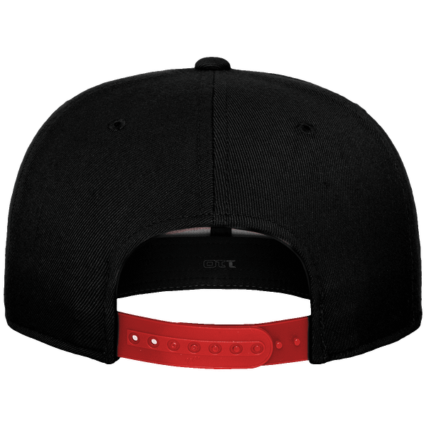 Casquette 110 fitted snapback dos blk / red