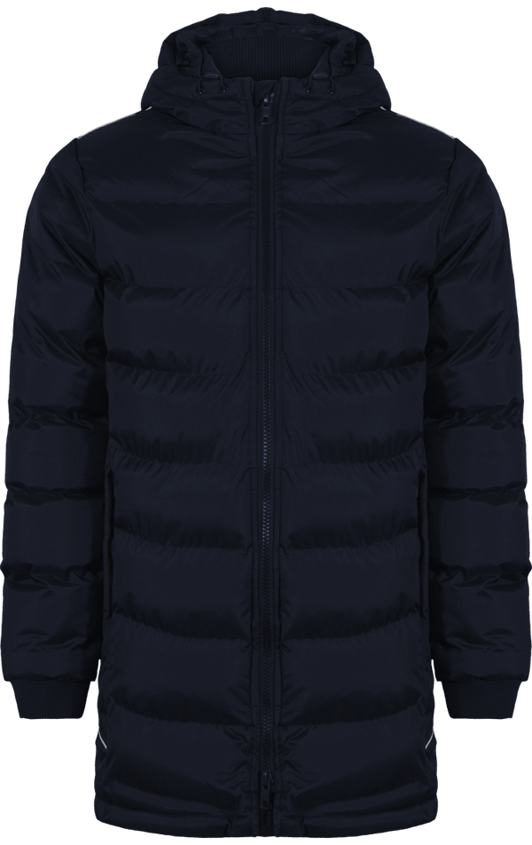 Langer Blouson Zum Personalisieren | Bleiben Sie Warm Nach Dem Aufwärmen Sporty Navy