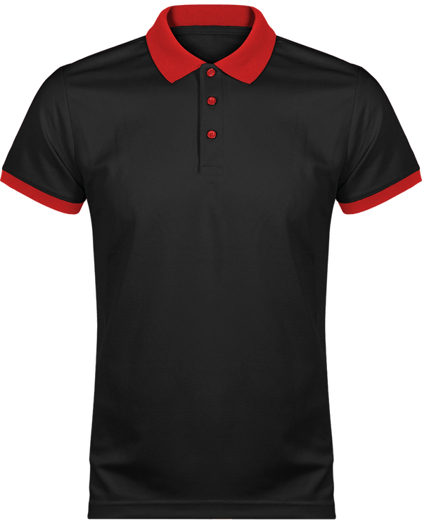 Polo Sport Homme | Confortable Et Élégant  Black / Red