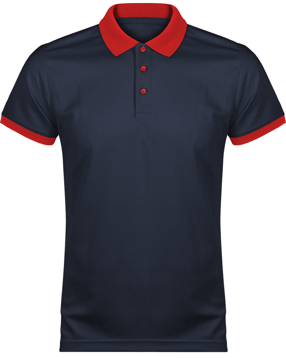 Polo Sport Homme | Confortable Et Élégant  Sporty Navy / Red