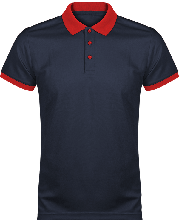 Polo Sport Homme | Confortable Et Élégant  Sporty Navy / Red