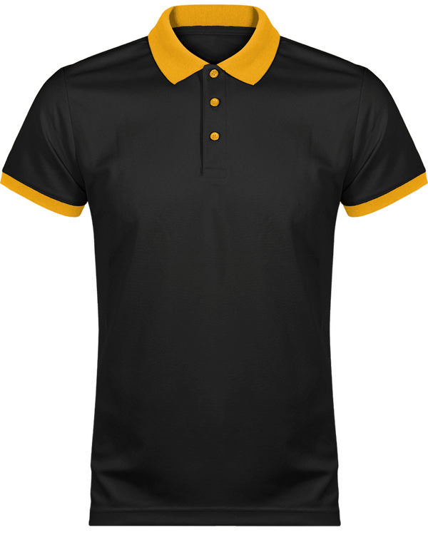 Polo Sport Homme | Confortable Et Élégant  Black / Yellow