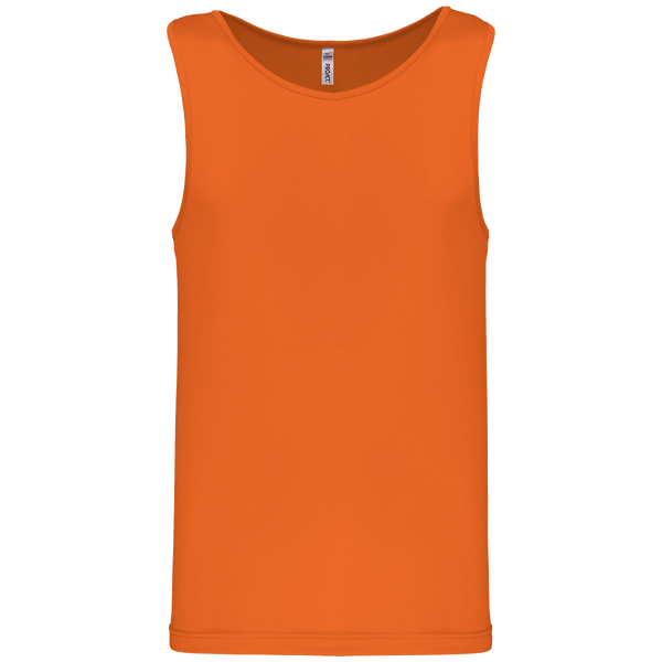 Debardeur sport homme plexus Orange