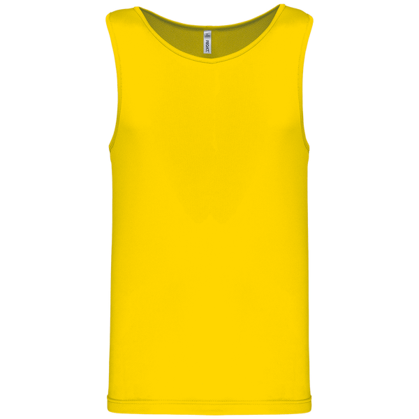 Le Débardeur De Sport Pour Homme Personnalisable True Yellow