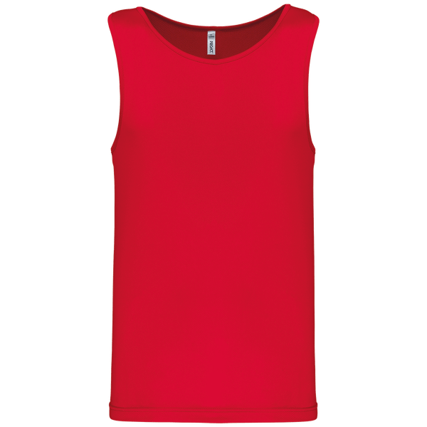 Le Débardeur De Sport Pour Homme Personnalisable Red