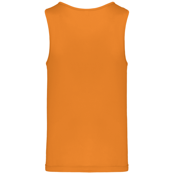 Debardeur sport homme dos Fluorescent Orange