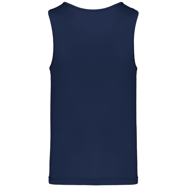 Debardeur sport homme dos Navy