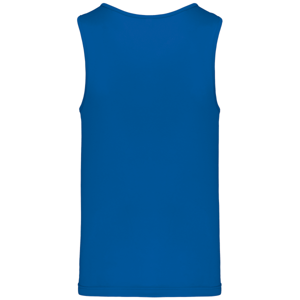 Debardeur sport homme dos Aqua Blue