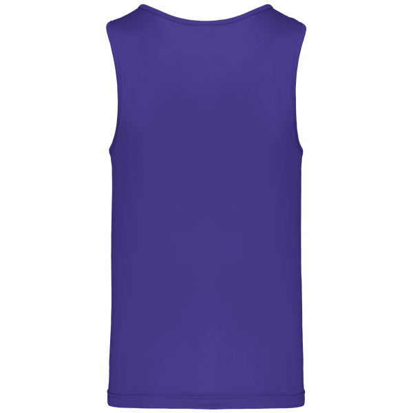 Debardeur sport homme dos Violet