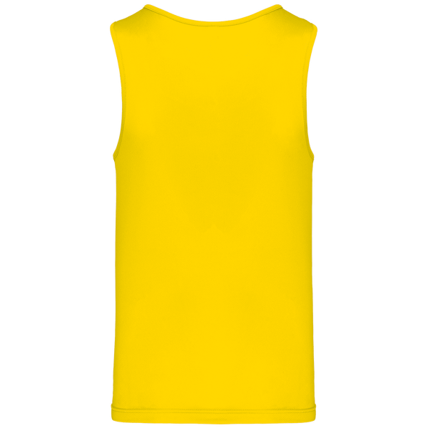 Debardeur sport homme dos True Yellow