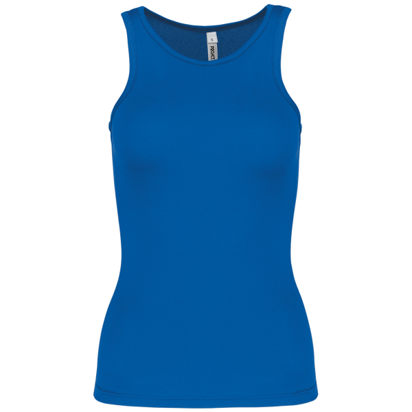 Women's Sports Tank Top Aqua Blue