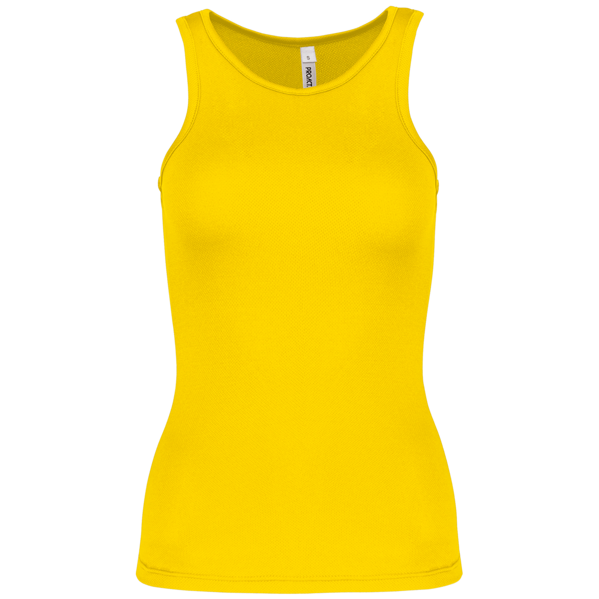 Sleeveless Top Sport Women True Yellow