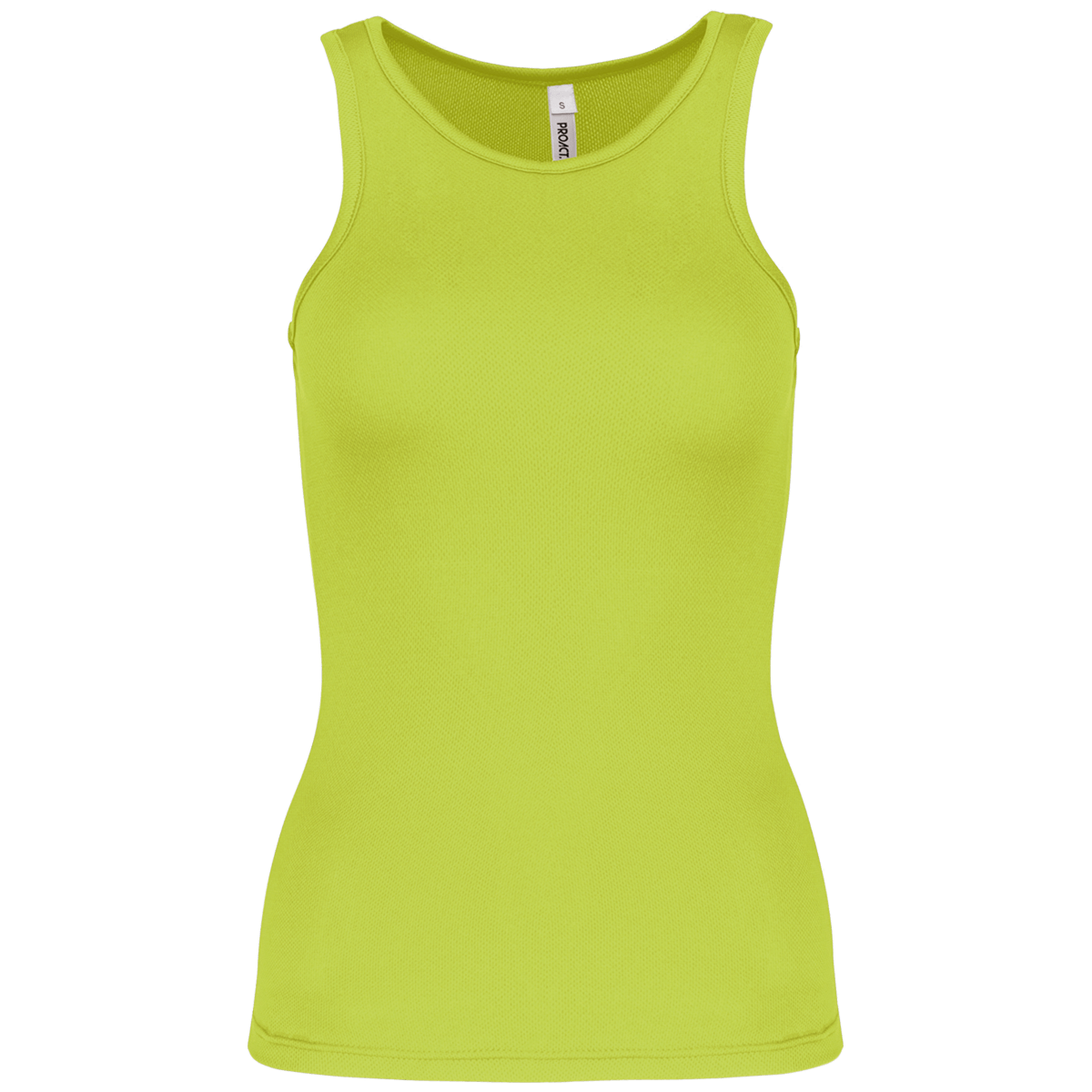 Sleeveless Top Sport Women Lime