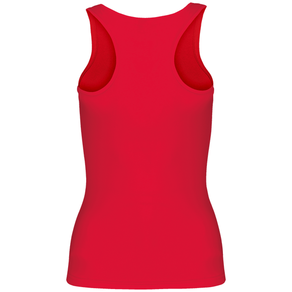 Debardeur sport femme dos Red