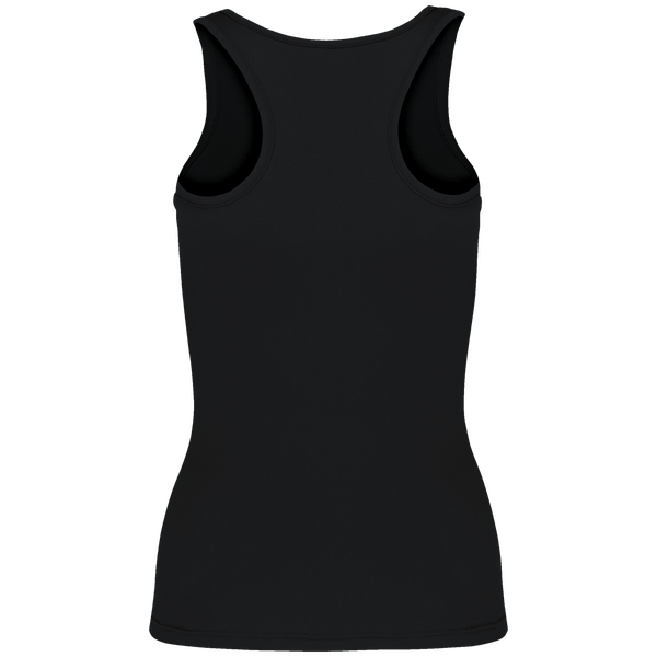 Debardeur sport femme dos Black